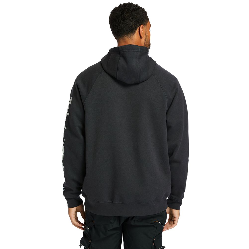 Sudadera Timberland Argentina Hombre - Pro® Hood Honcho Sport Pullover - Negras - MXVTWG-952